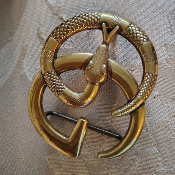 GG Buckle leather belt - Picture 3 of 6